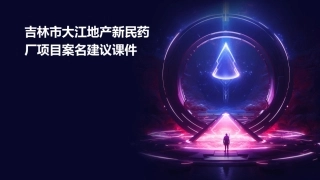 吉林市大江地产新民药厂项目案名建议课件
