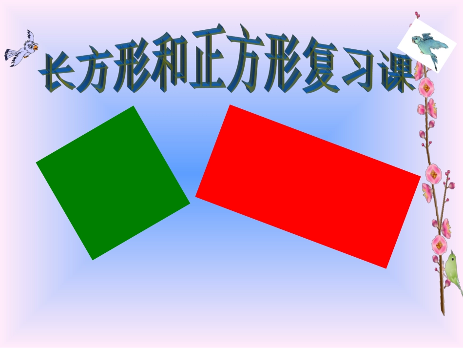 长正方形复习_第1页