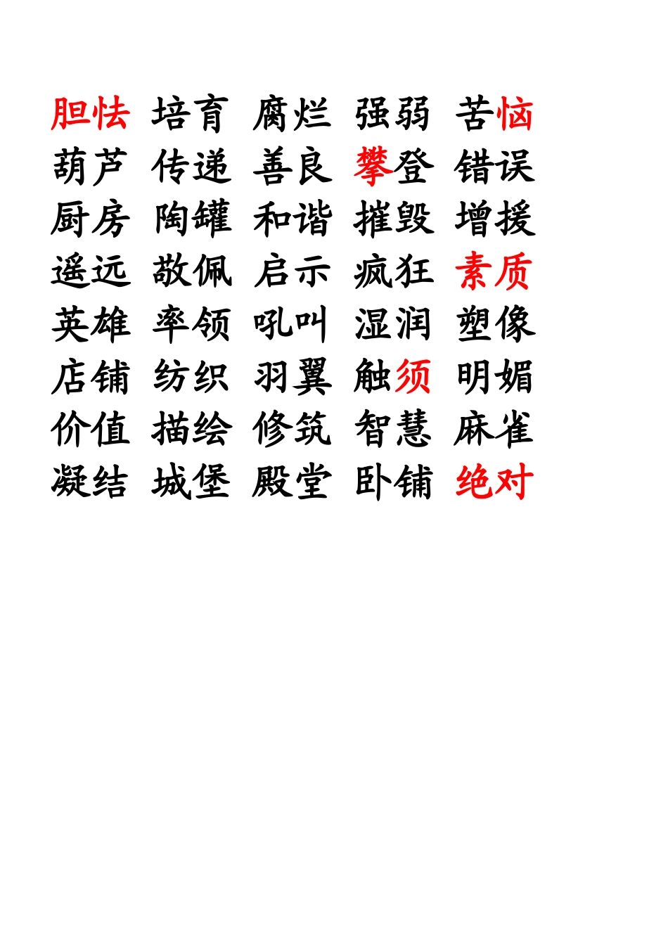 胆怯培育腐烂强弱苦恼_第1页