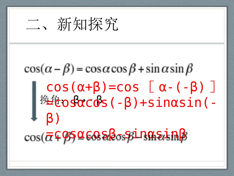 两角和与差的正弦、余弦公式（公开课）_第3页