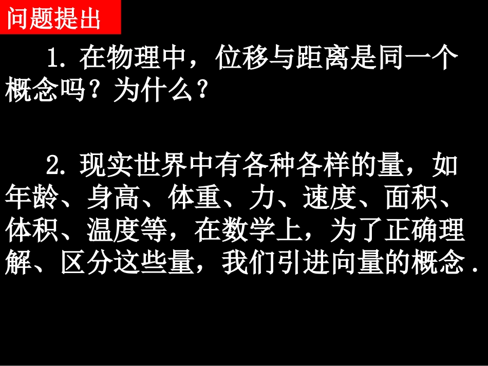 211-2平面向量的背景及其基本概念课件_第2页
