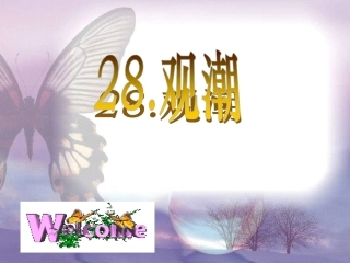 《观潮》课件