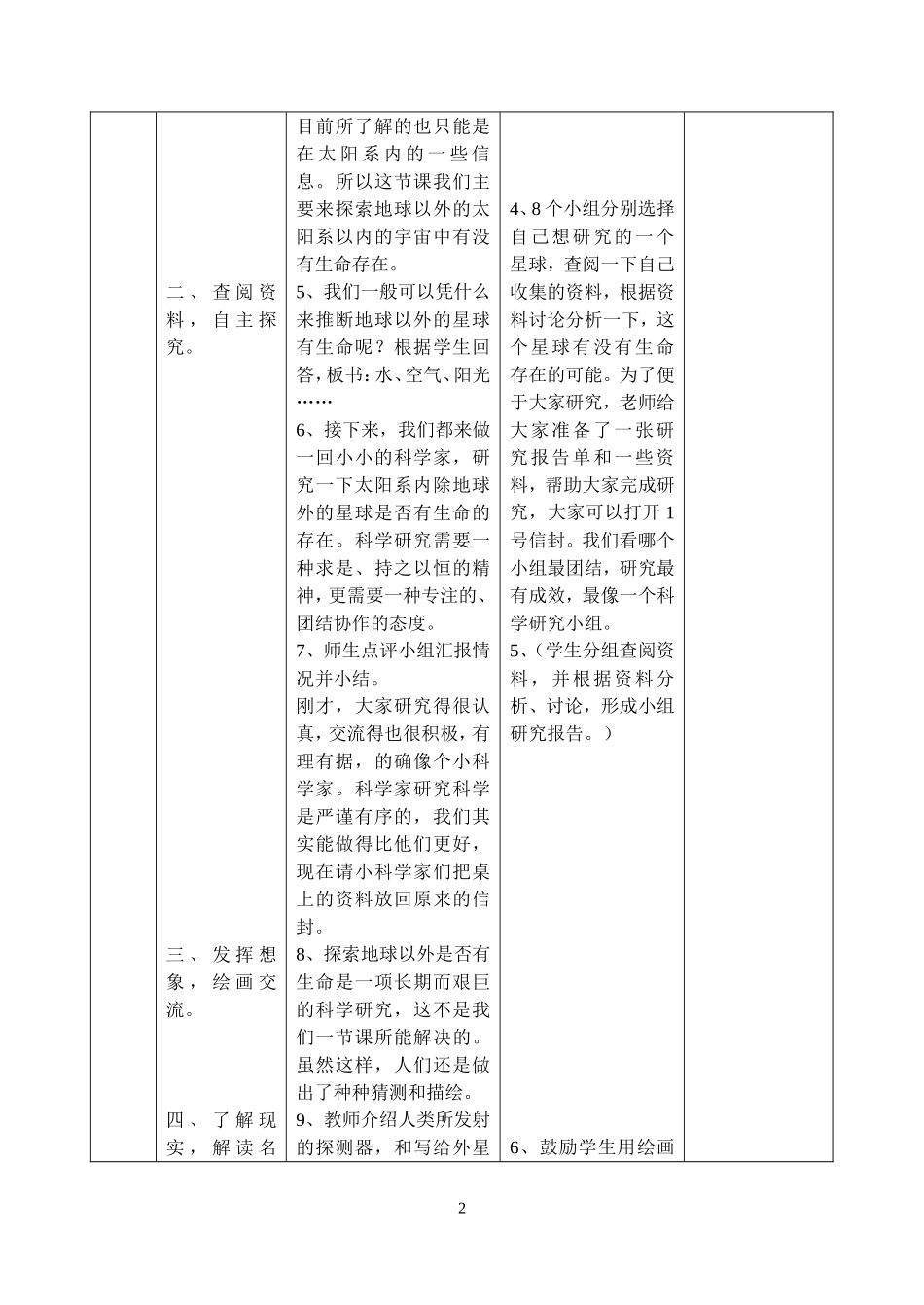 六年级第四单元探索宇宙5地球以外有生命么_第2页