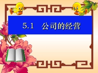 51公司的经营和发展彭佳仕