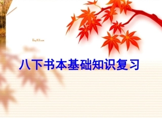 八下基础知识