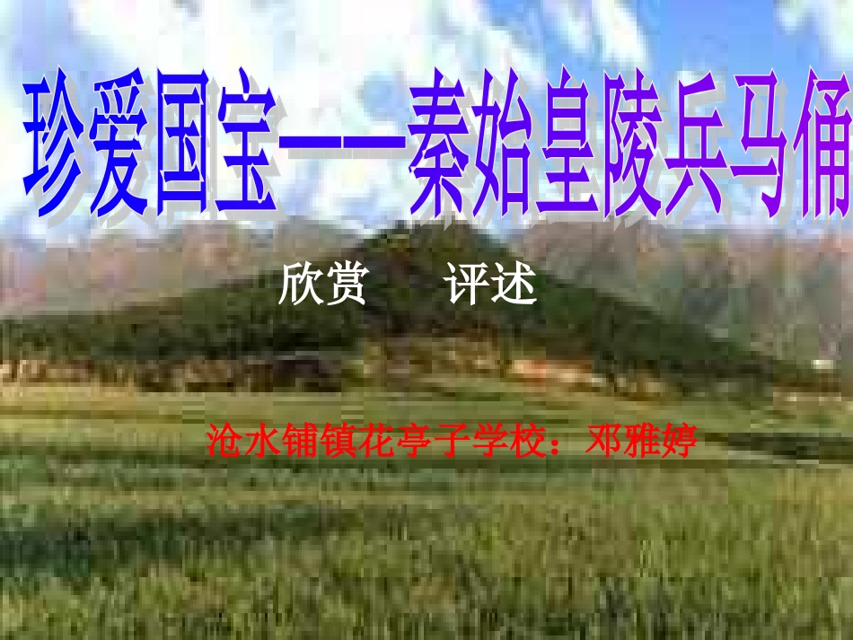 秦始皇兵马俑_第1页