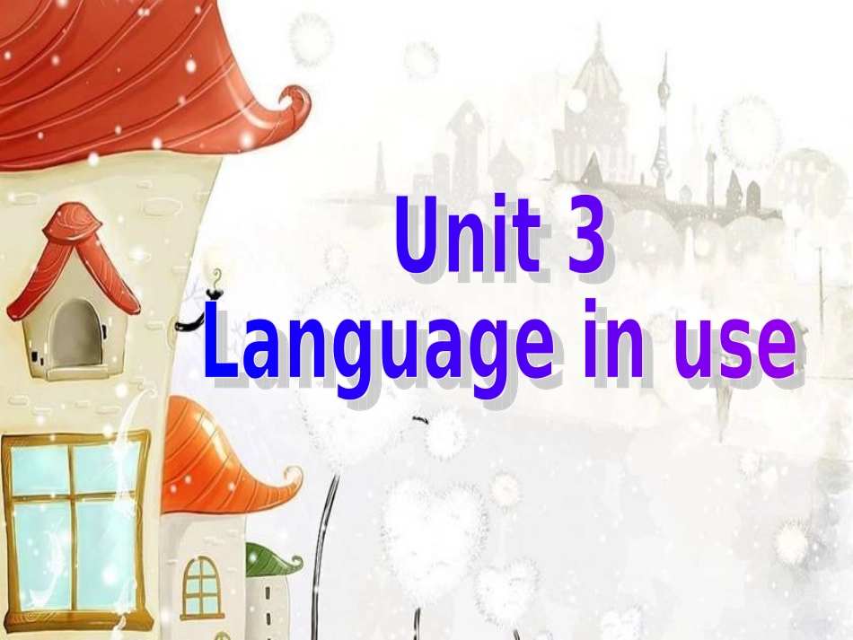 外研版七年级下mdule2Unit3_第3页