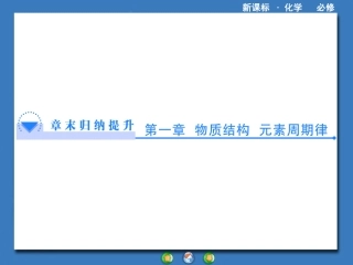 【课堂新坐标，同步备课参考】2013-2014学年高中化学（人教版）必修2课件：第1章《物质结构+元素周期律》章末归纳提升（共31张PPT）