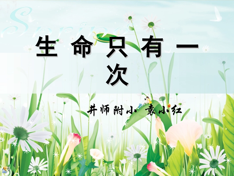 生命只有一次_第1页