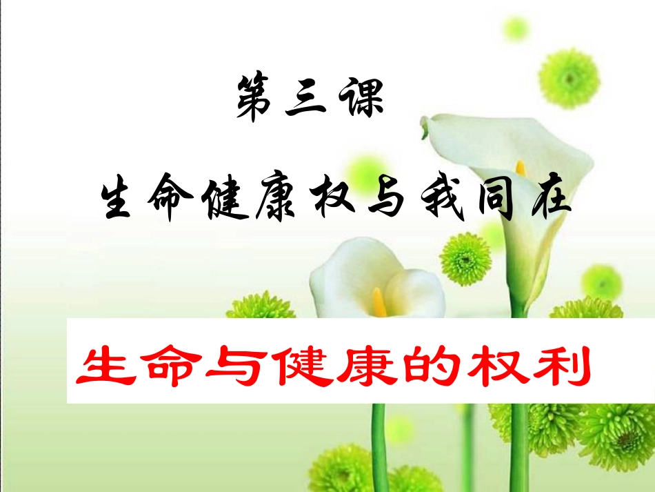 生命健康的权利_第1页