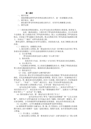 翠鸟第二课时