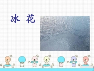 《冰花》课件