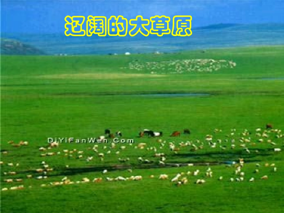 辽阔的大草原_第1页