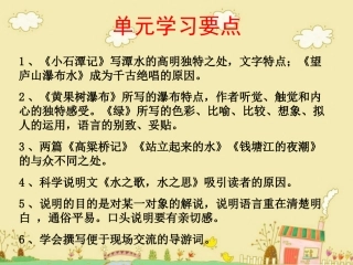 《小石潭记》课件
