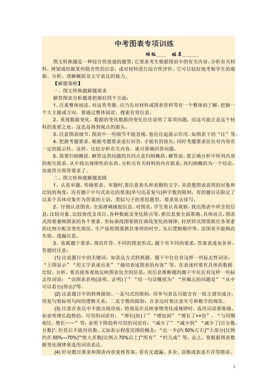 图文转换题是一种综合性很强的题型_第1页