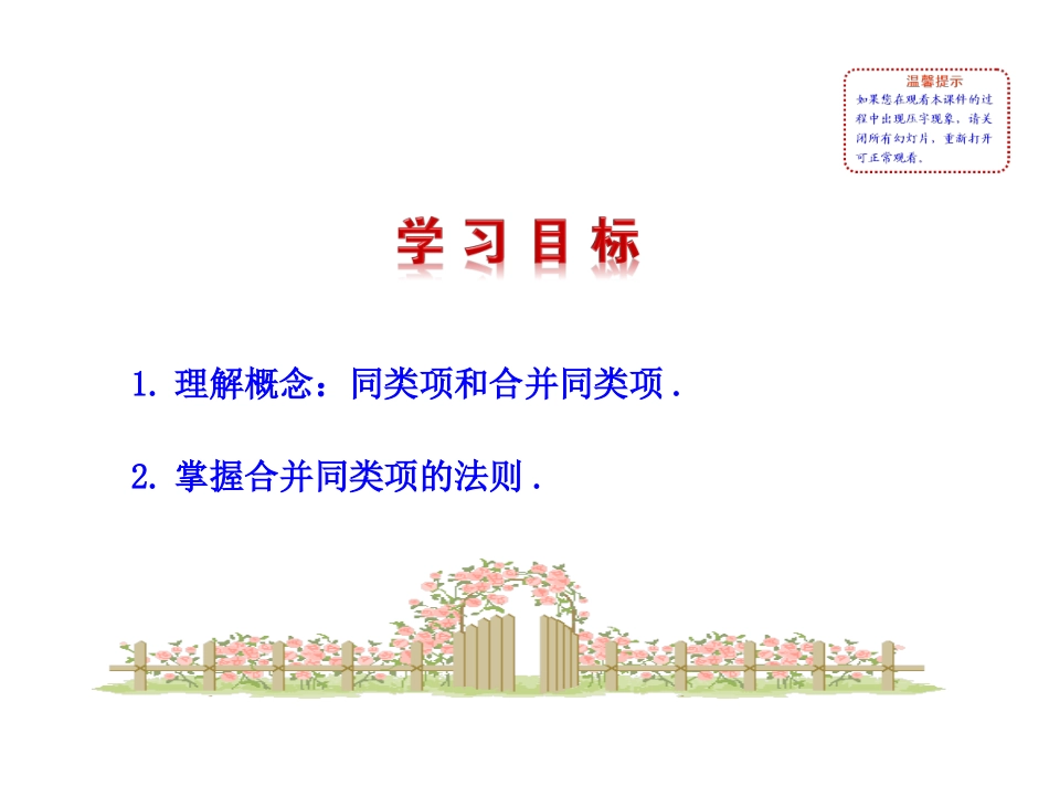 《同类项》《合并同类项》课件_第2页