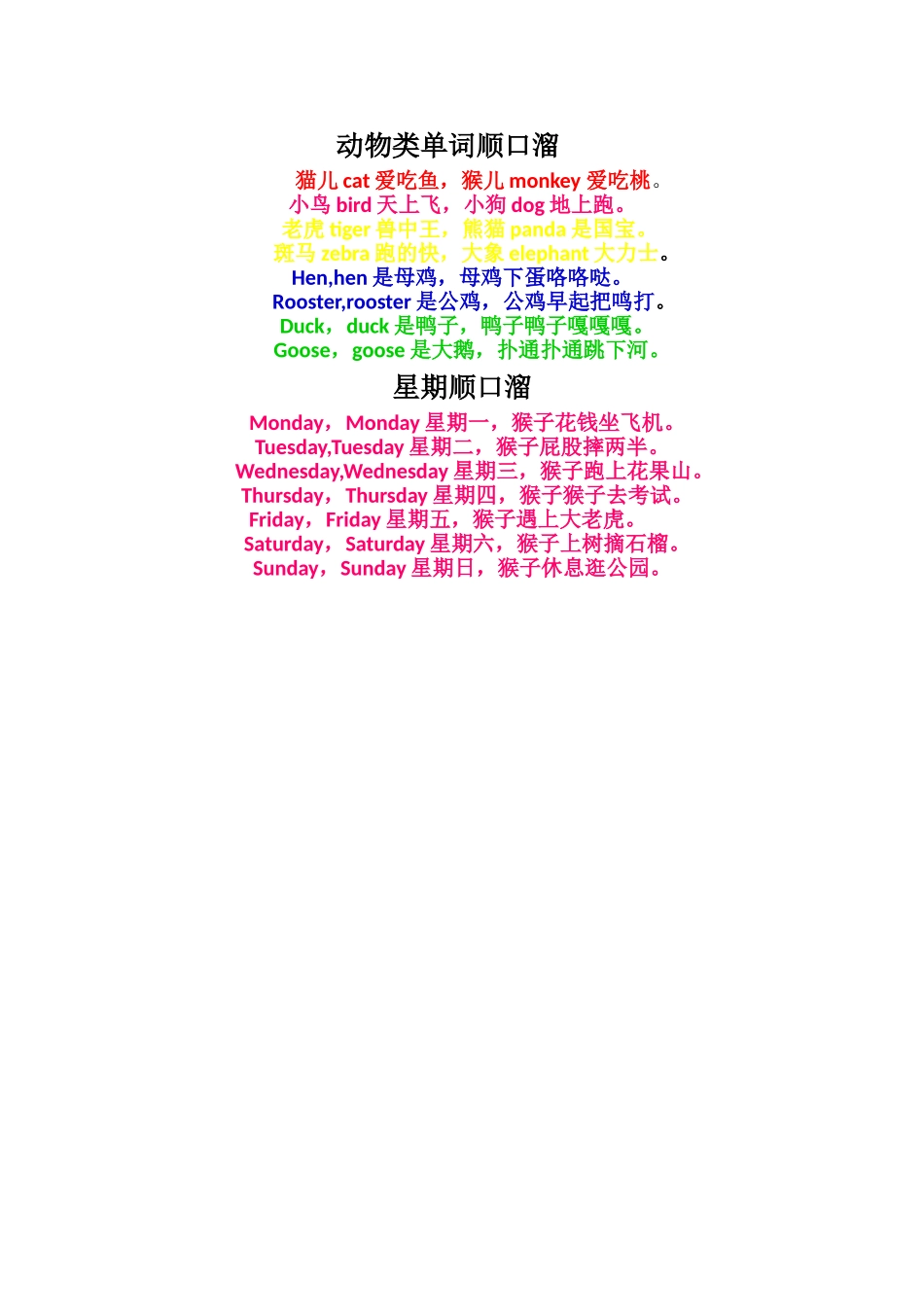 巧学动物单词_第1页