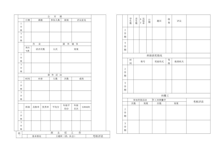 教师五年考核表_第2页
