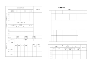 教师五年考核表