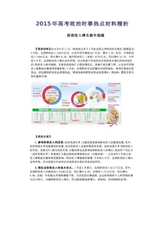 有关财政的时事分析