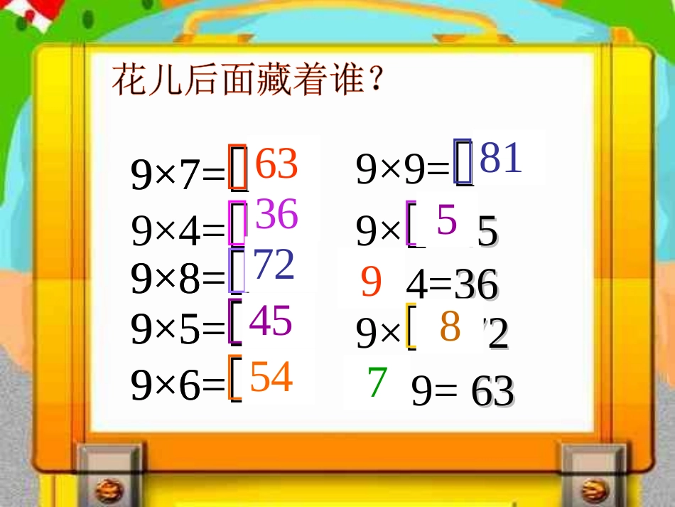 9的乘法口诀练习课[1]_第3页