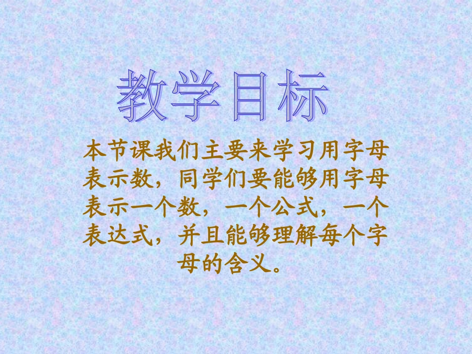 用字母表示数PPT_第2页