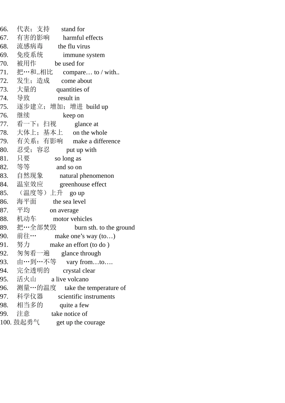 选修6短语测试_第3页