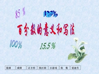 百分数的意义和写法(1)