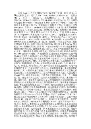 太阳系星体5