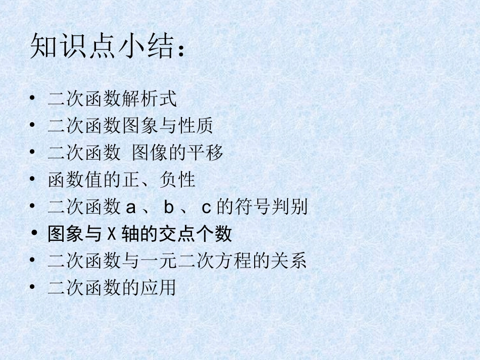 二次函数知识点复习PPT_第2页