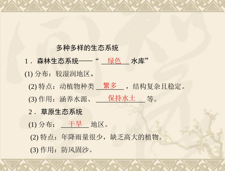 生物：125《生物圈是最大的生态系统》课件(人教版七年级上)_第3页