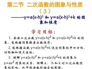 确定二次函数的表达式