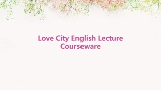 爱乐之城英文讲评课件