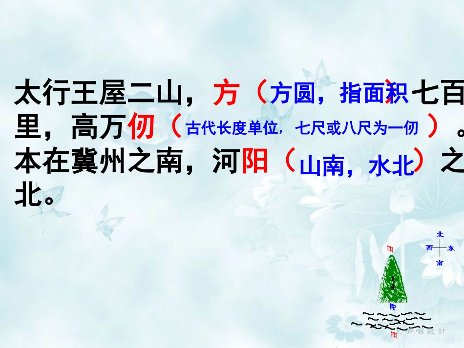 愚公移山中考复习课件_第2页