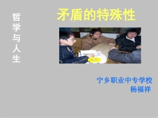 矛盾特殊性原理