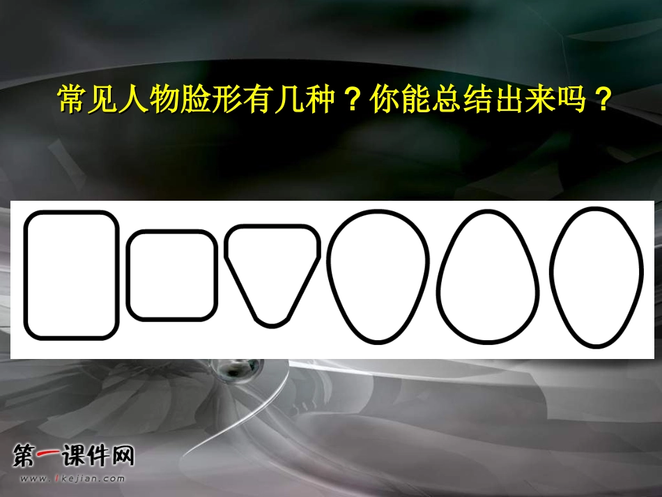 （人美版）五年级美术上册课件画人像1 (2)_第2页