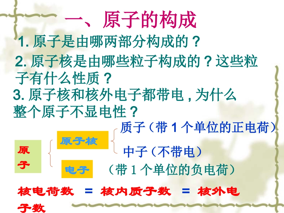 复习课(物质构成的奥秘)1_第2页