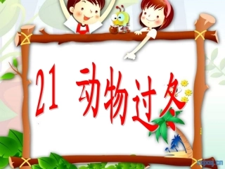 动物过冬_S版
