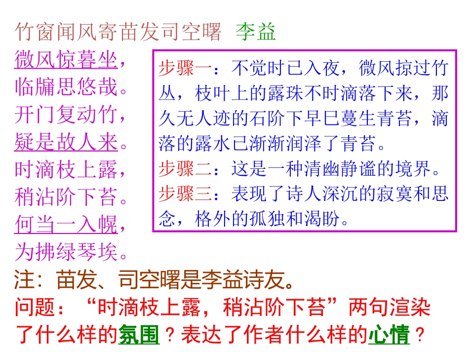 高考试歌鉴赏答题模式例说_第2页