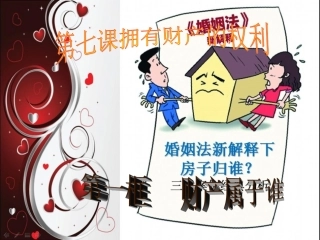 人教版思想品德八年级下册第七课第一框课件