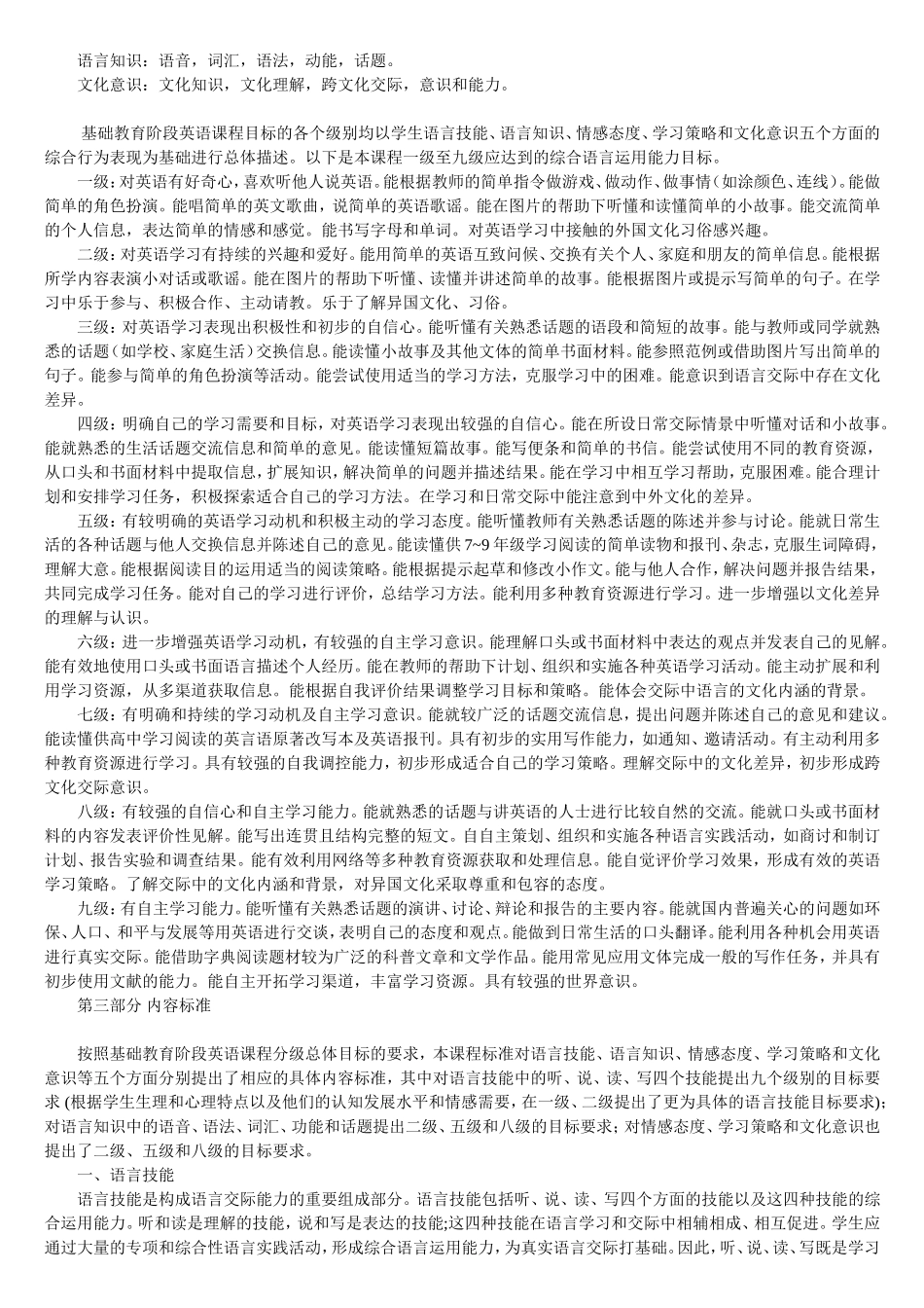 小学英语课标_第3页