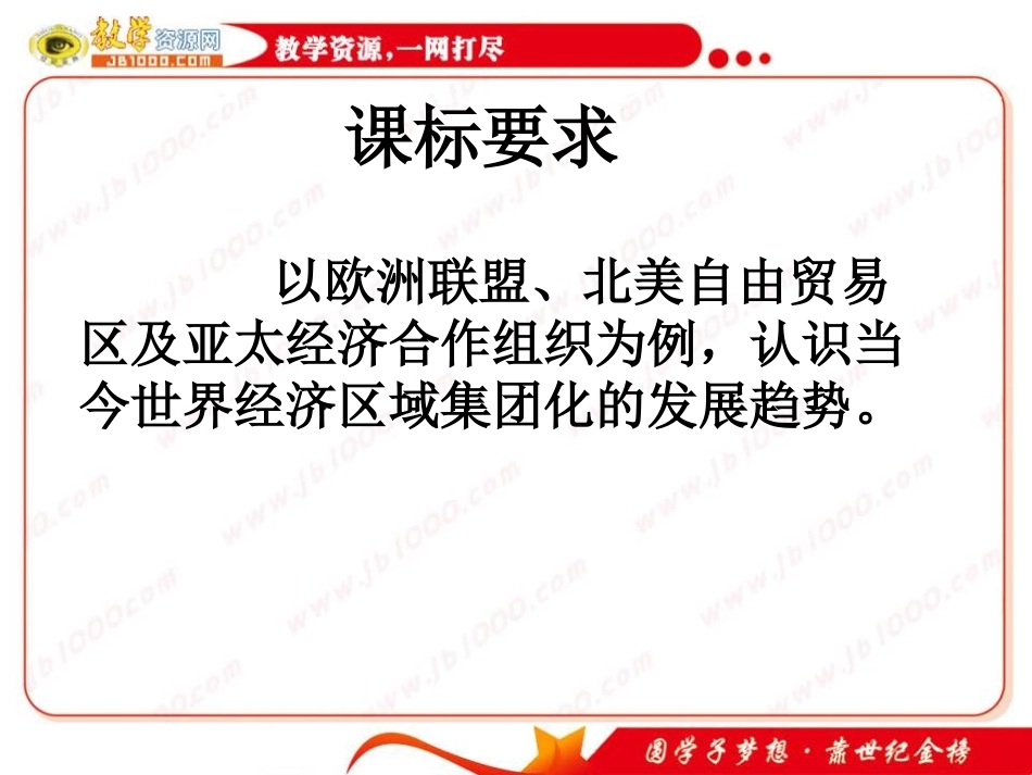 历史：第24课《欧洲的经济区域一体化》课件1(岳麓版必修二)_第3页