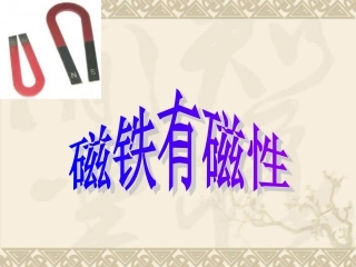 第四单元2《磁铁有磁性》