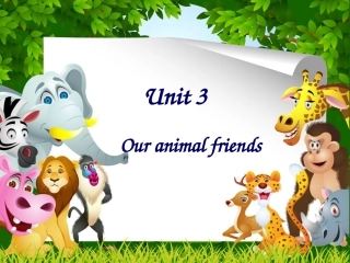 小学英语牛津译林苏教版五年级上册(新版)5A_unit3_my_animal_friends
