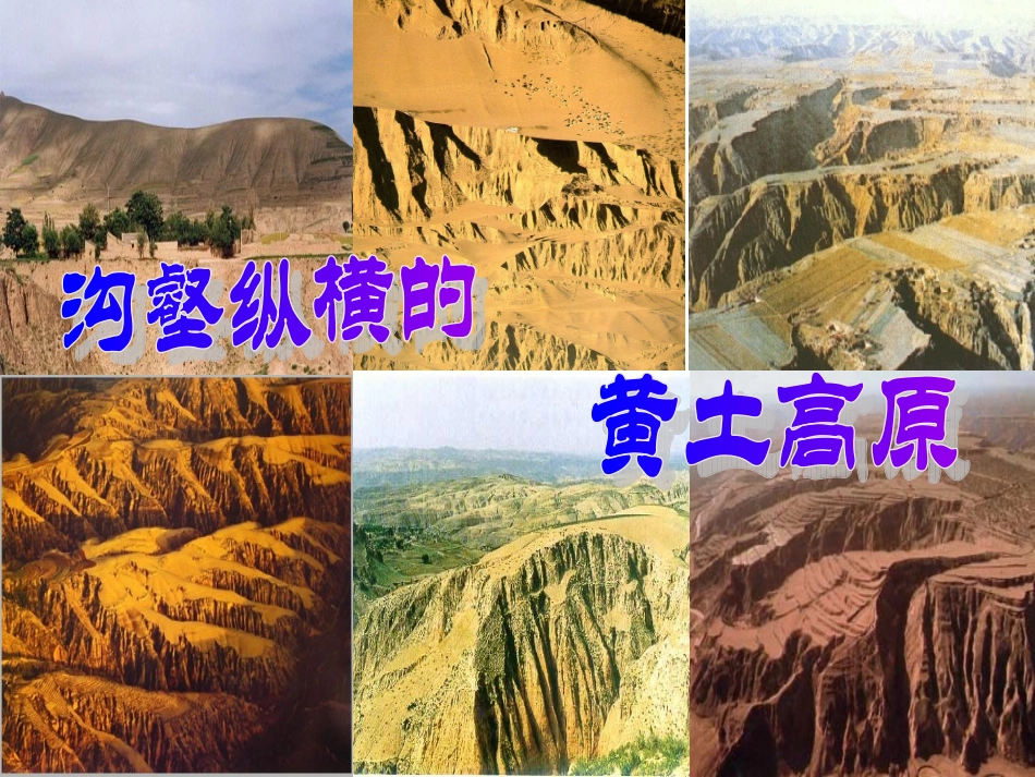 612沟壑纵横的黄土高原(_第1页