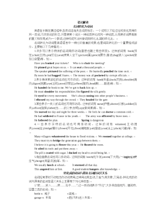 词类转换----名词动用---学生版