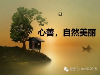 心善，自然美丽