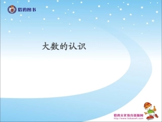 91大数的认识