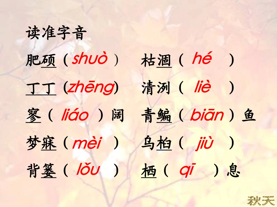 《秋天》公开课1_第3页