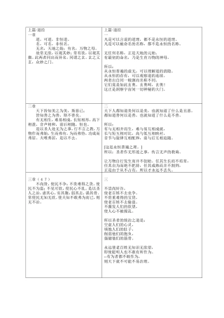 《道德经》译注